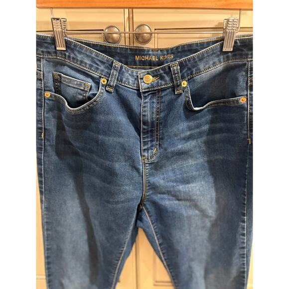 Michael Kors Women's Selma Skinny Jeans Medium Wash Size 12 - Picture 6 of 8